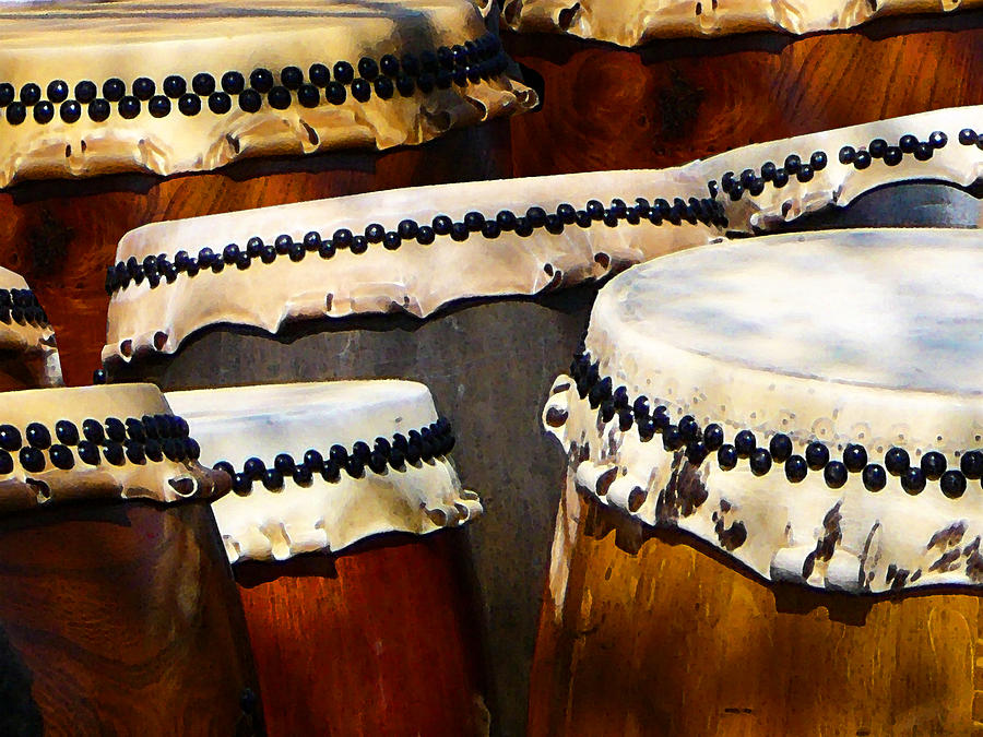 Japanese Drums Photograph by Susan Savad