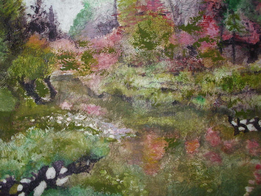 Japanese Garden Painting - Japanese Garden Fine Art Print