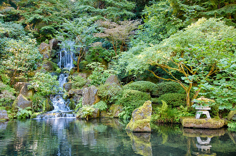 Japanese Garden Zen II - Washington Park - Portland - Oregon Photograph by Bruce Friedman