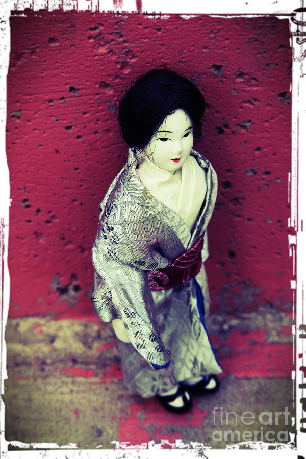 Vintage Photograph - Japanese Geisha by Sophie Vigneault