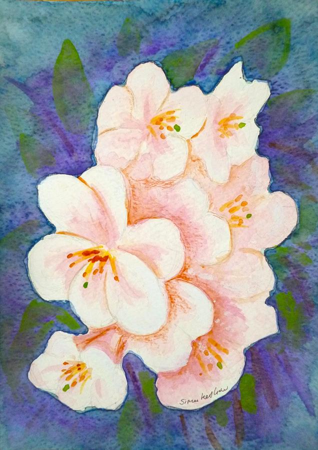 Japanese Rhododendron 1 Painting
