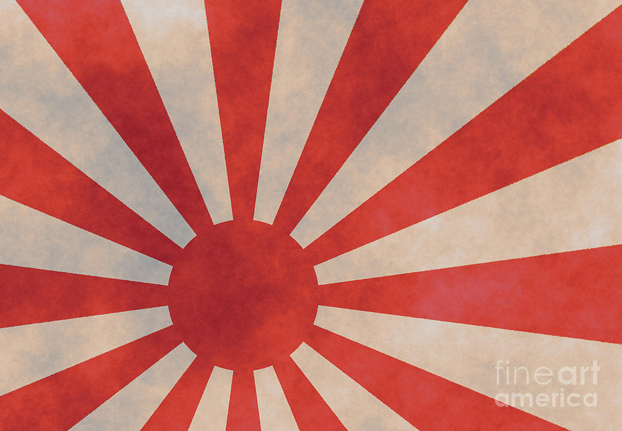 Japanese Rising Sun Digital Art by Amanda Mohler