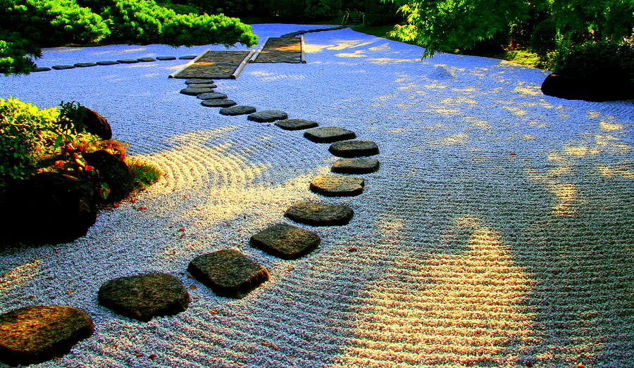 Japanese Rock Garden Photograph by Renny Abraham Collection