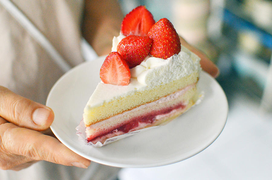 Japanese Strawberry Shortcake Photograph by Irina Marwan