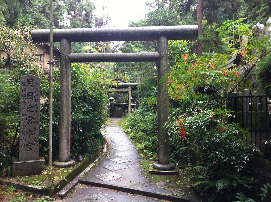 Japanese Temple Passage Photograph by Angela Bushman