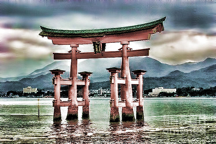 Japanese Torii Photograph by Lawrence Burry