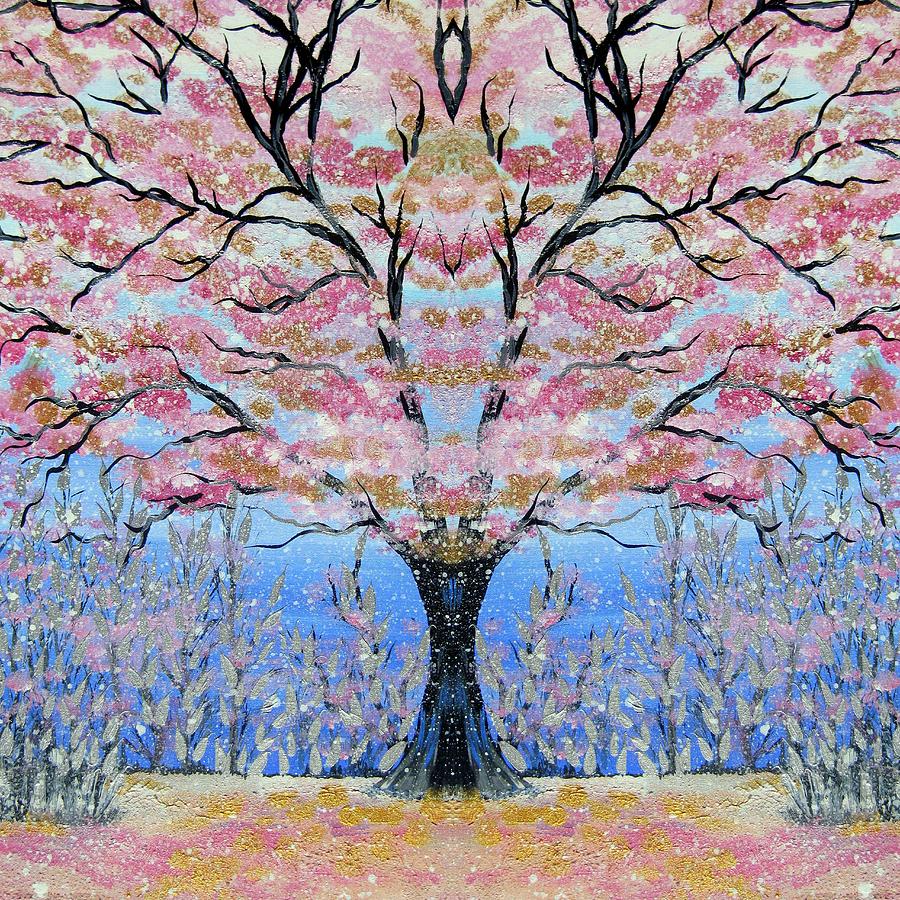 Japanese Tree Of Life Painting
