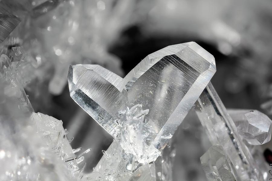 Japanese Twin Quartz Crystal Photograph by Dr Juerg Alean
