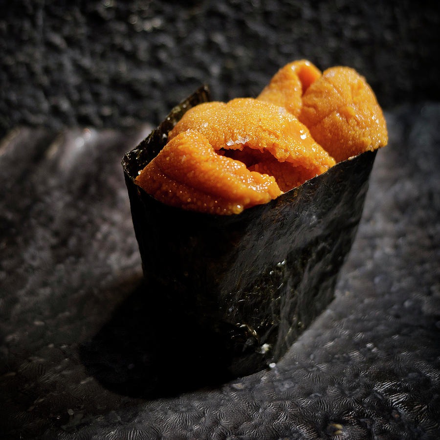 Japanese Uni Sea Urchin Sushi Photograph by Ming Thein / Mingthein com