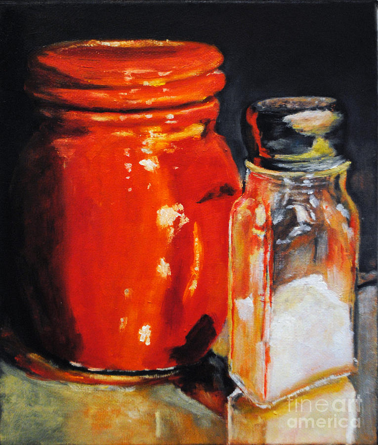 JAR and SALT Painting by Toelle Hovan | Fine Art America