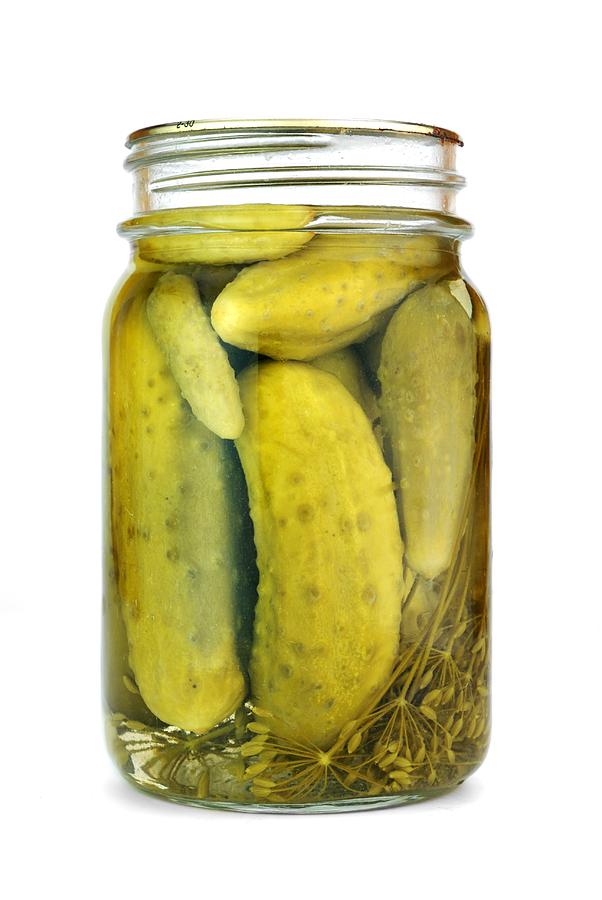 Jar Photograph - Jar Of Pickles by Jim Hughes