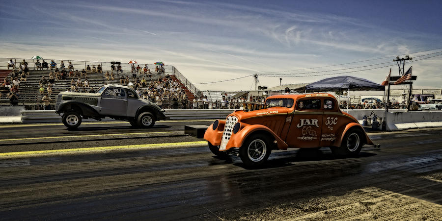 Car Photograph - Jar Racing by Jerry Golab