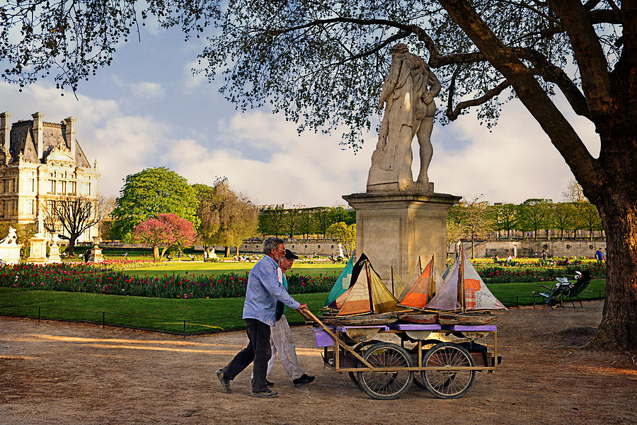 Jardin du Luxembourg  Photograph by Maria Angelica Maira