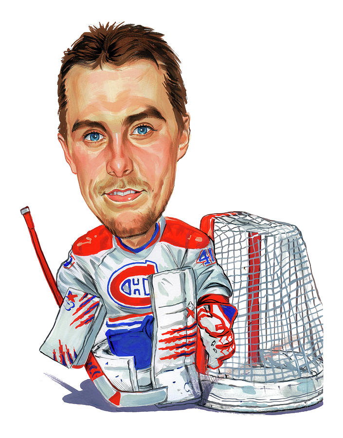 Montreal Canadiens Painting - Jaroslav Halak by Art  