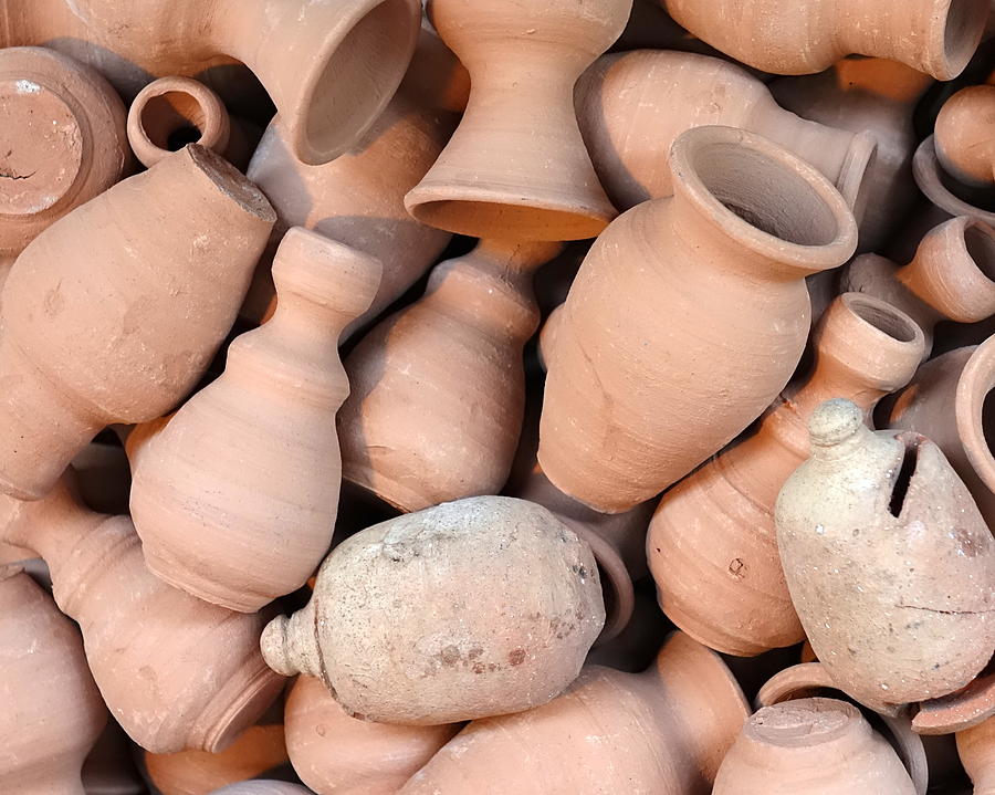 Jars of clay Photograph by Rita Adams