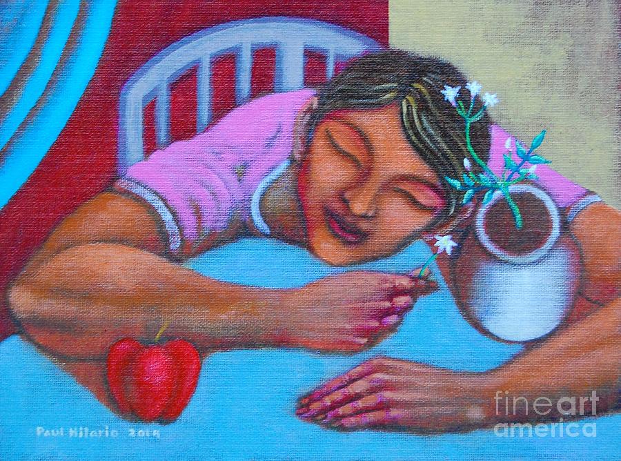 Jasmine Painting by Paul Hilario Jasmine Painting by Paul Hilario