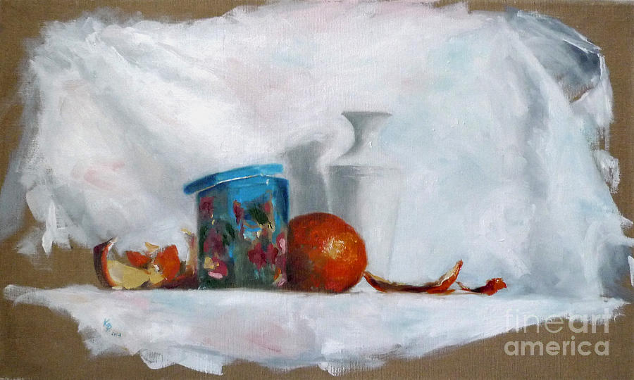 Jasmine tea box Painting by Karina Plachetka