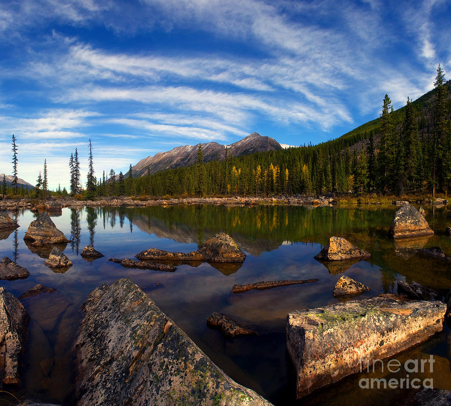 Jasper National Park Photograph - Jasper - Autumn Reflections by Terry Elniski