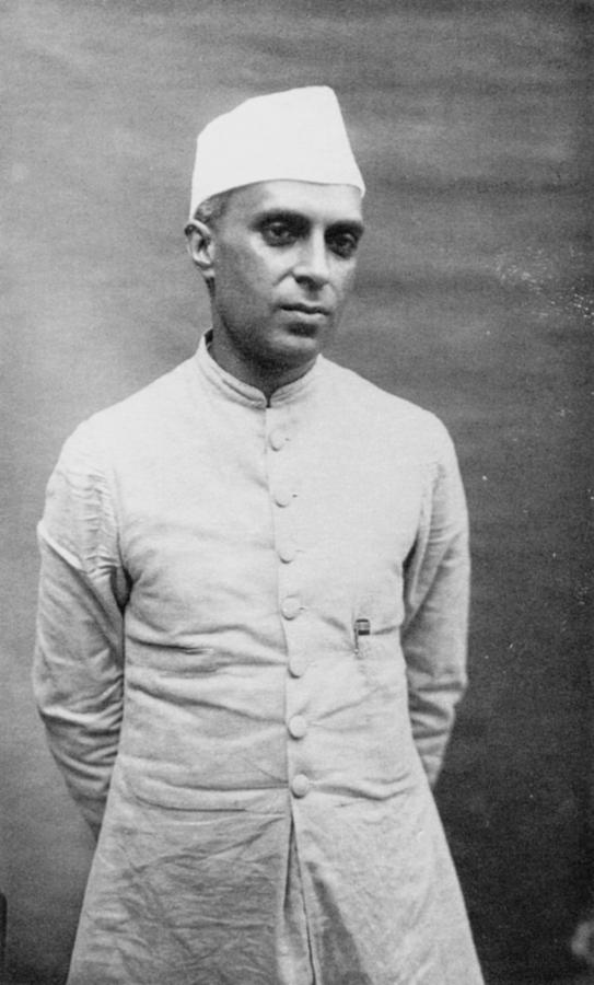 Jawaharlal Nehru (1889-1964) Photograph by Granger