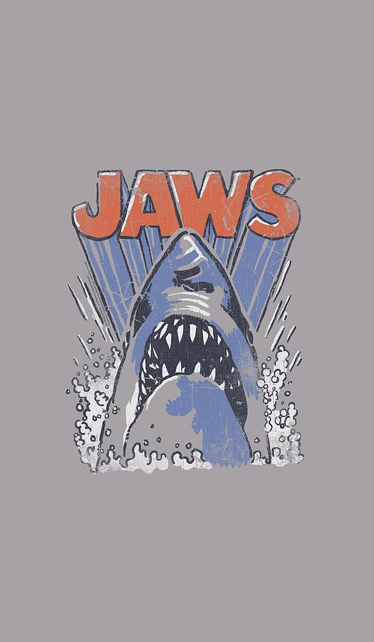 Jaws Digital Art - Jaws - Comic Splash by Brand A