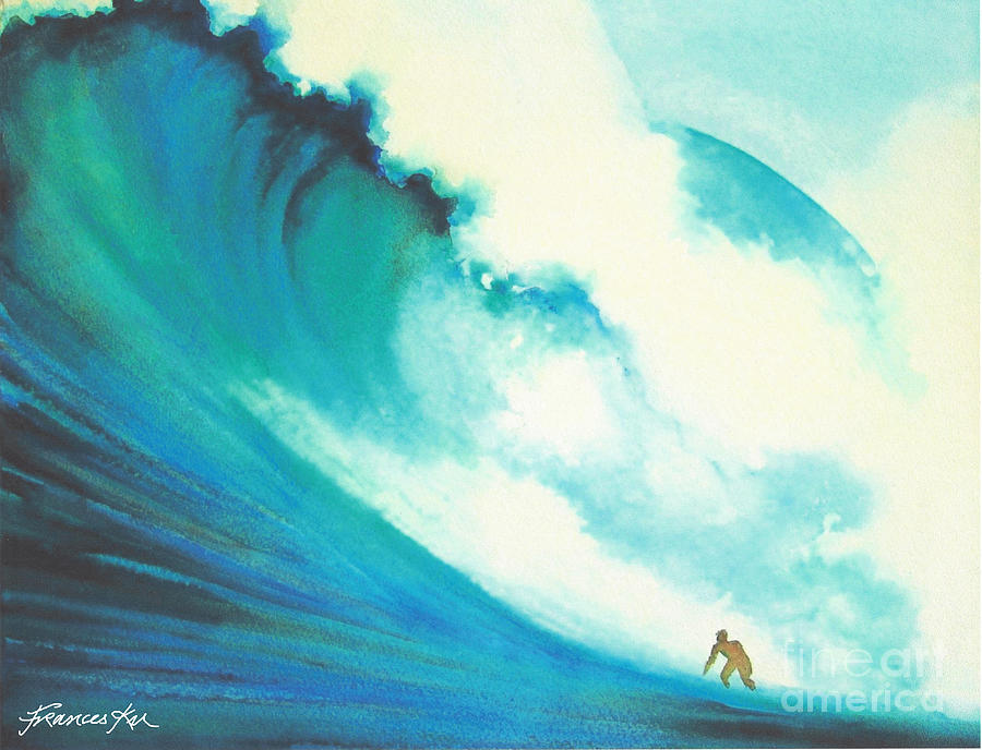 Jaws Painting by Frances Ku Jaws Painting by Frances Ku