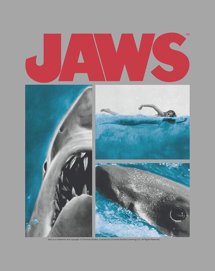 Jaws Digital Art - Jaws - Instajaws by Brand A