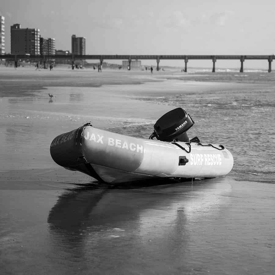 Jax Beach Surf Rescue Inflatable Photograph