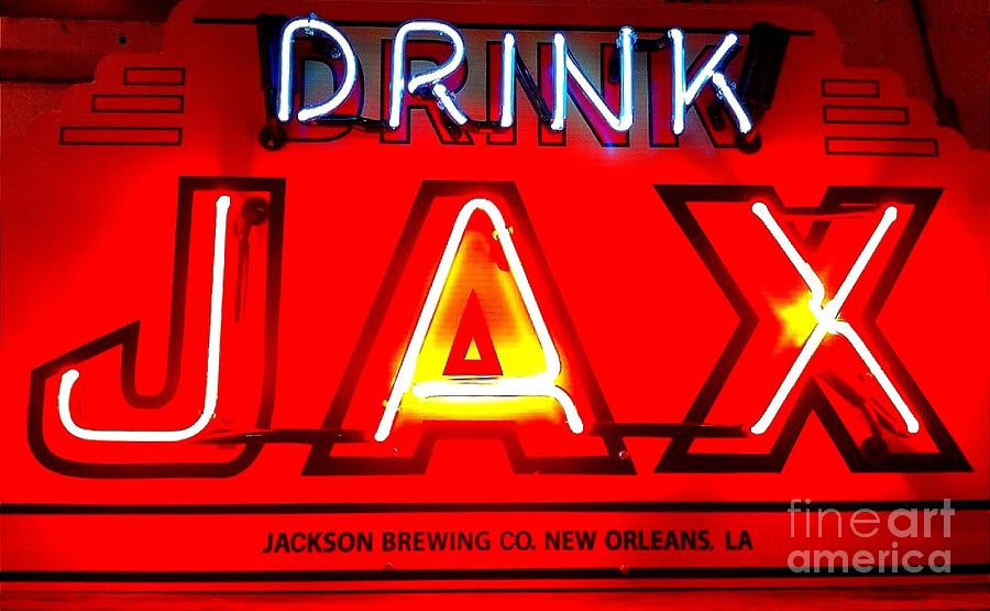 Beer Photograph - JAX BEER of New Orleans by Saundra Myles