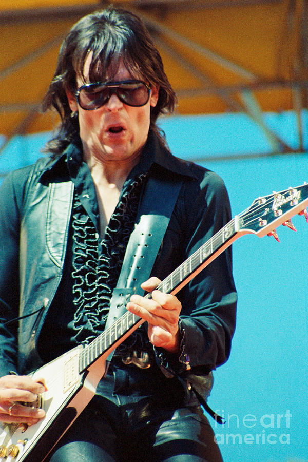 Jay Geils of the J Geils Band- Day on the Green July 4th 1979 Photograph by Daniel Larsen