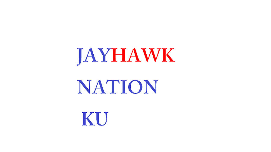 Sports Photograph - JayHawk Nation by Aaron Martens