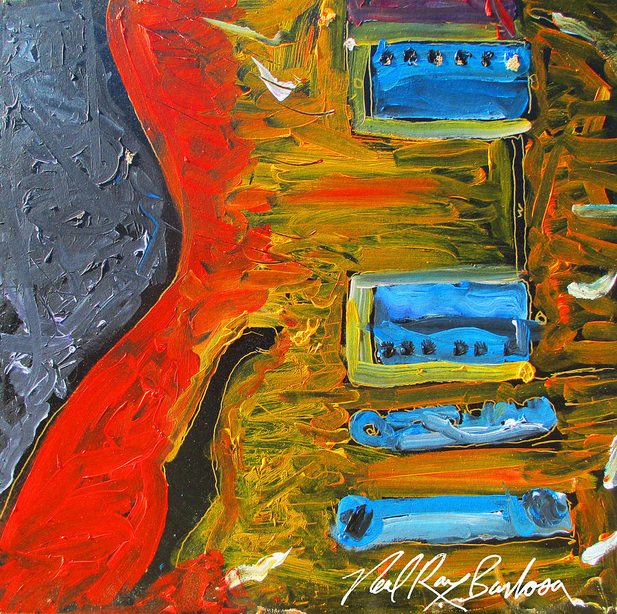 Jazz Guitar Story Painting by Neal Barbosa