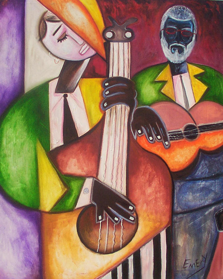 Jazz Men Painting by Emery Franklin