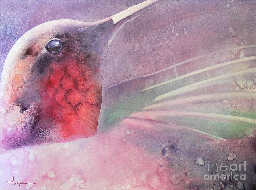 Hummingbird Painting - Jazz by Robert Hooper
