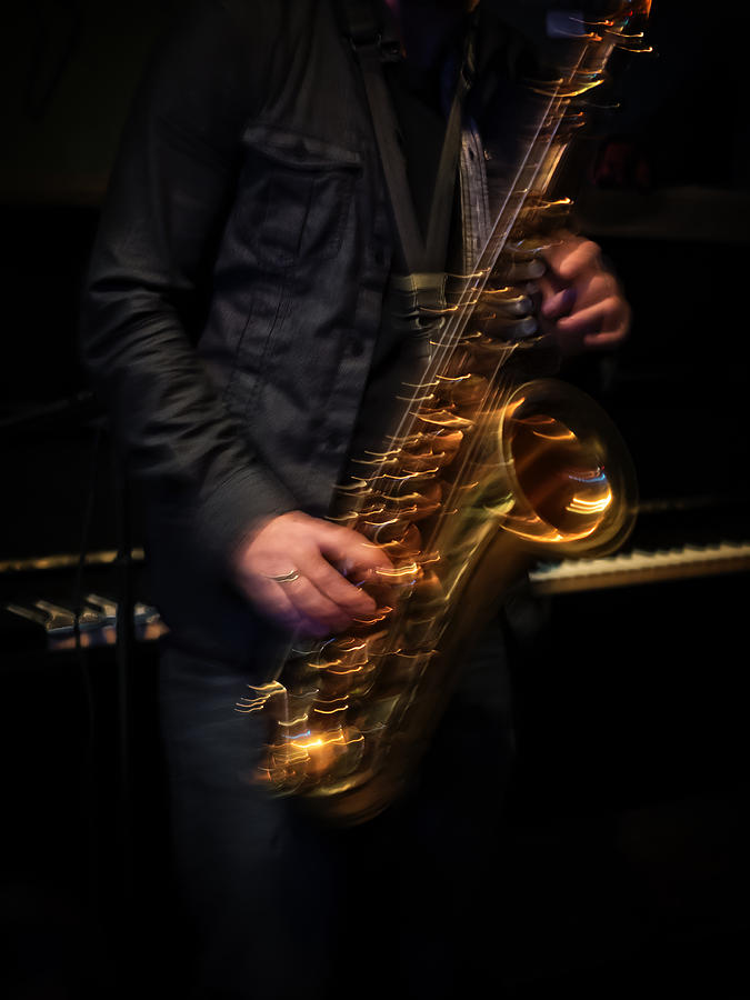Jazz Saxaphone Photograph by David Kay