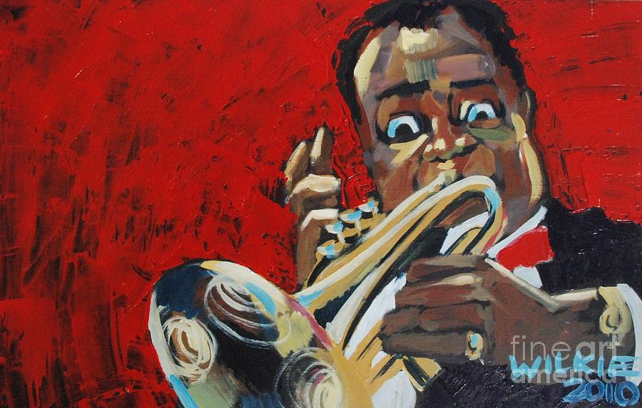 Jazziness Painting by Andrew Wilkie