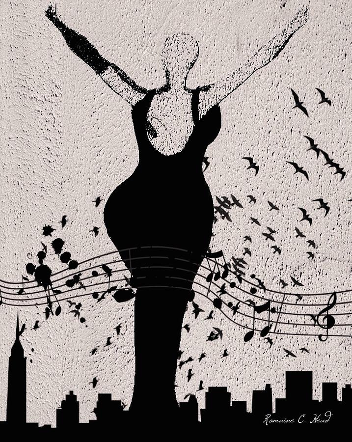 JazzInTheSky Digital Art by Romaine Head