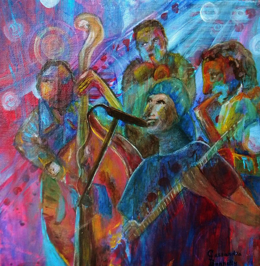 Jazz Painting - Jazzy Rapper by Cassandra Donnelly