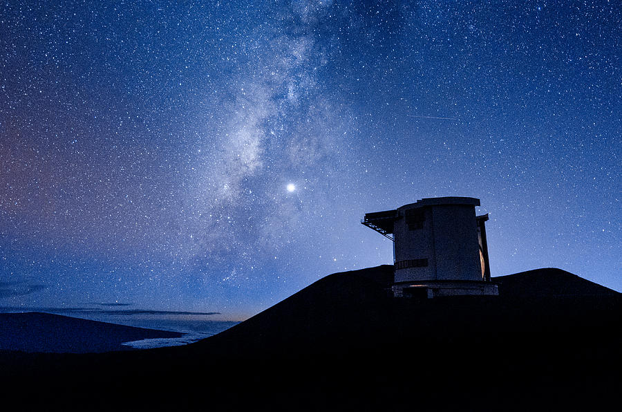 JCMT and the Milky Way Photograph by Jason Chu