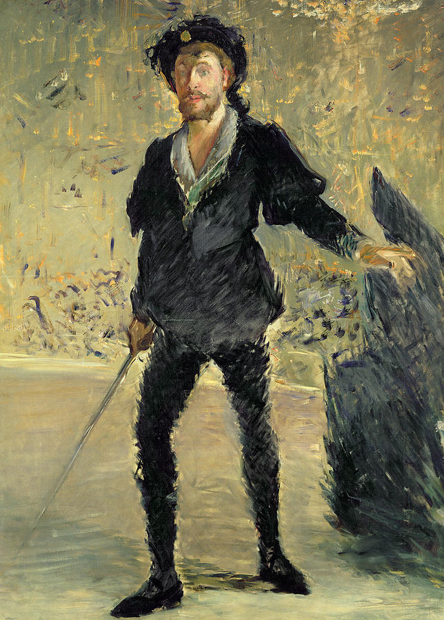 Edouard Manet Painting - Jean Baptiste Faure in the Opera Hamlet by Ambroise Thomas by Edouard Manet