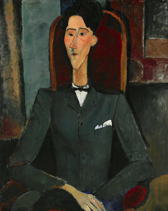 Amedeo Modigliani Painting - Jean Cocteau by Celestial Images
