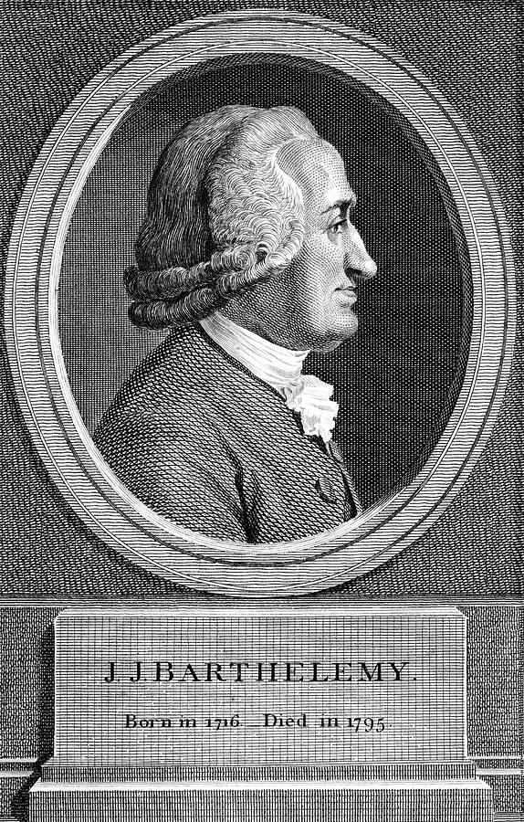 Jean-jacques Barthelemy (1716 - 1795) Drawing by Mary Evans Picture Library - Pixels