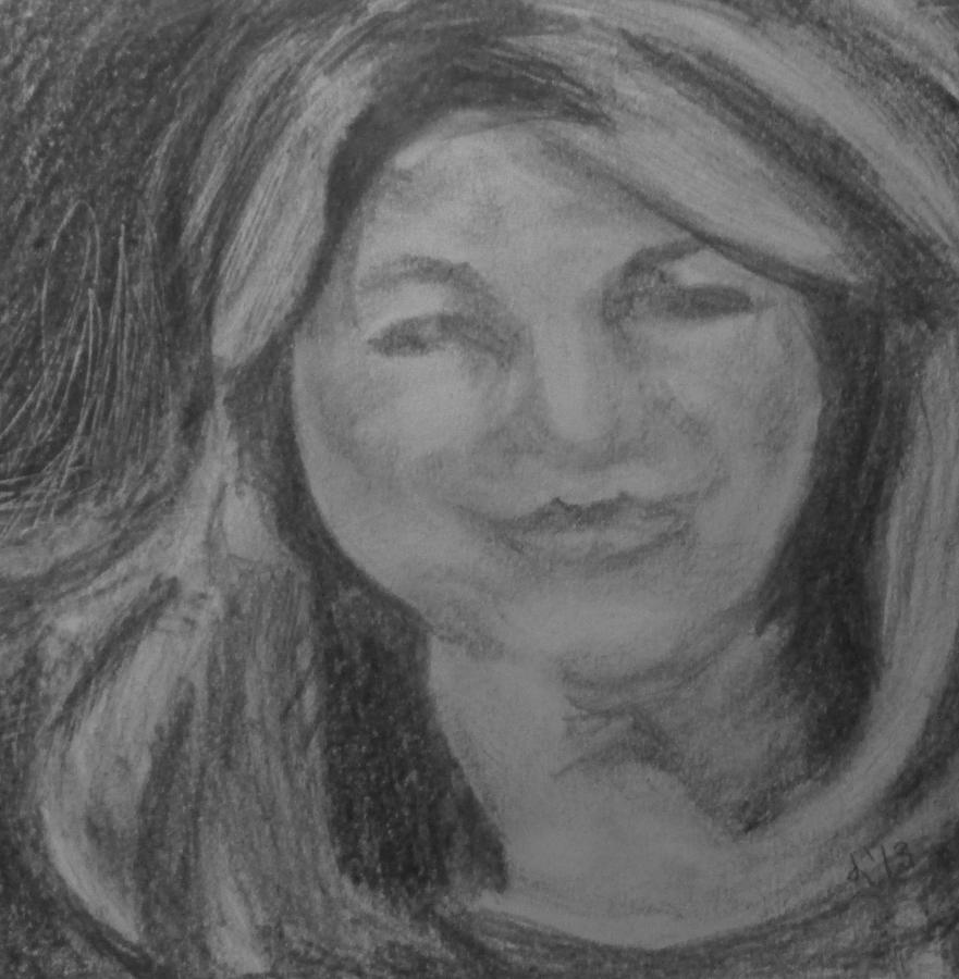 Jean Jadhon WDBJ7 news anchor Drawing by John Brewer | Fine Art America