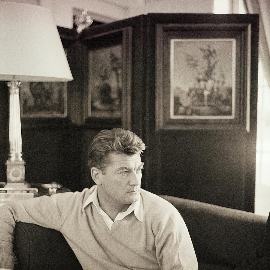 Jean Marais On A Sofa Photograph by Horst P. Horst