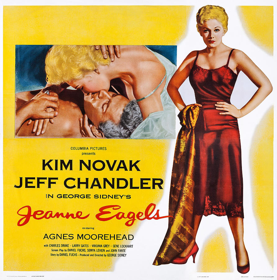 Jeanne Eagels, Us Poster, Jeff Chandler Photograph by Everett - Fine ...