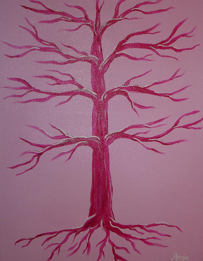 Jeannies Tree of Life Tree of Love Painting by Angie Butler