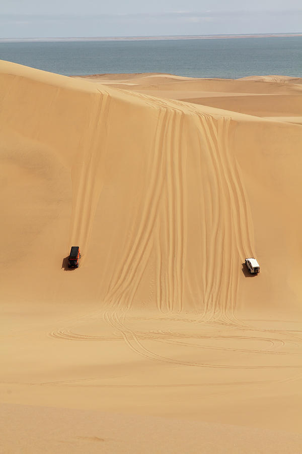 Jeeps In The Dessert Of Namibia Photograph by Eugene Bakker Photography Jeeps In The Dessert Of Namibia Photograph by Eugene Bakker Photography