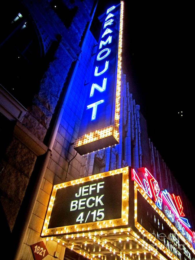 Jeff Beck At The Paramount Photograph by Fiona Kennard