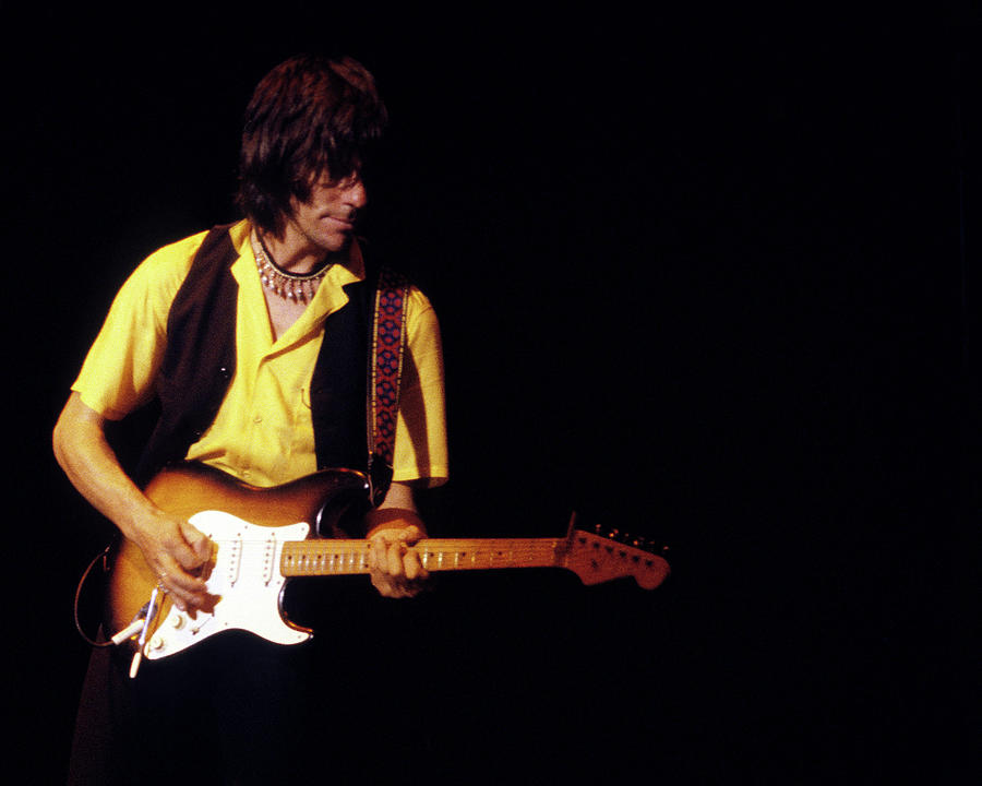 Music Photograph - Jeff Beck Live by Larry Hulst
