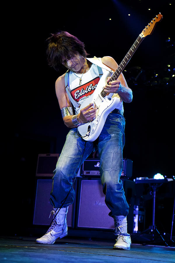 Jeff Beck Photograph - Jeff Beck on Guitar 1 by Jennifer Rondinelli Reilly - Fine Art Photography