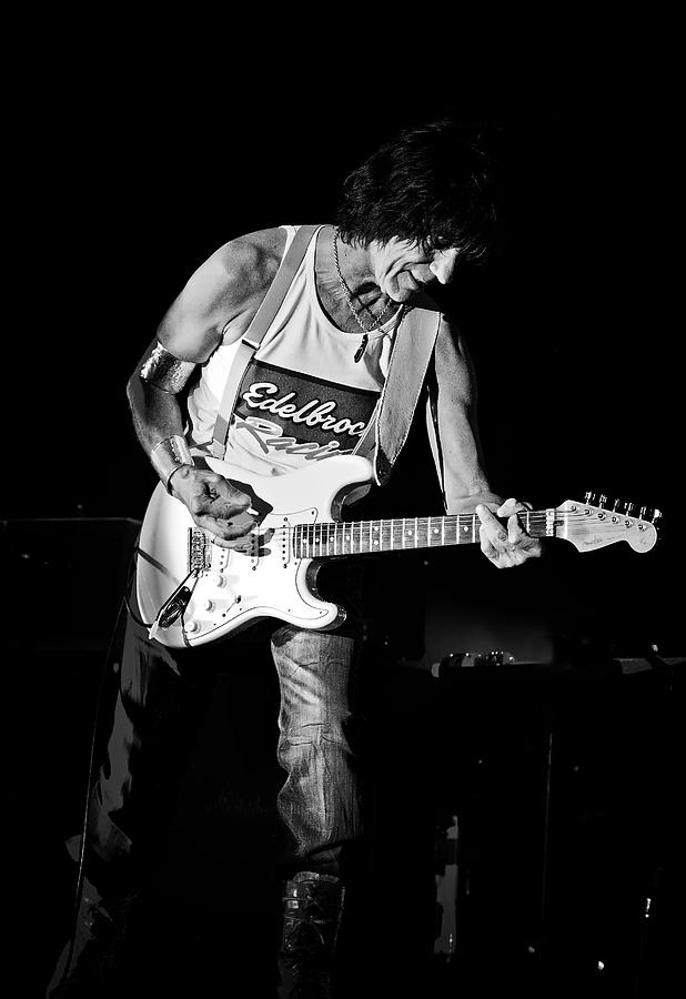 Jeff Beck Photograph - Jeff Beck on Guitar 3 by Jennifer Rondinelli Reilly - Fine Art Photography